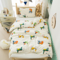 2022 hot sale 100% cotton  pillowcase and quilt cover custom kids bedding sets